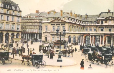 De Place du Palais Royal in Parijs, 1910