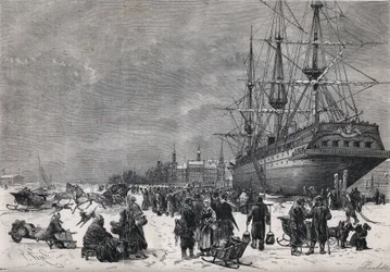 Het Pruisische schip de 