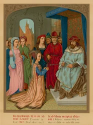 De Koningin van Sheba voor Salomo