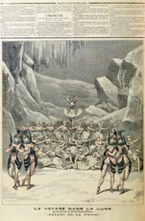 Het sneeuwballet, uit De reis naar de maan door Jacques Offenbach uit Le Petit Journal, 16 april 1892