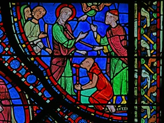 Het St. Jacobus raam: geneest een verlamde