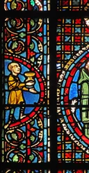 Het raam van Sint-Lubin: schenkers - wijnmakers