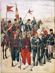 Het Turkse leger tijdens de Balkanoorlog, 1912-13