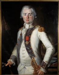 De burggraaf van Lostanges: Jean-Louis de Lostanges (1752-1822), kapitein van de infanterie, met het Kruis van Saint-Louis