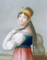 De levendige Duitser, gegraveerd door L. Dibart