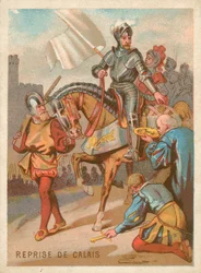 De verovering van Calais door koning Hendrik II van Frankrijk