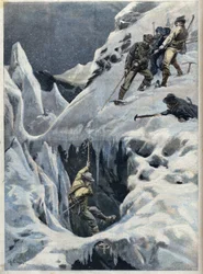 De ramp van de Mont Blanc: de dood van reizigers en hun gidsen tijdens hun expeditie, in 