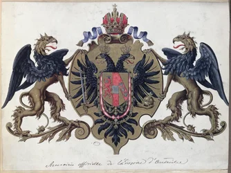 Het wapen van het Oostenrijkse Rijk, voor 1867
