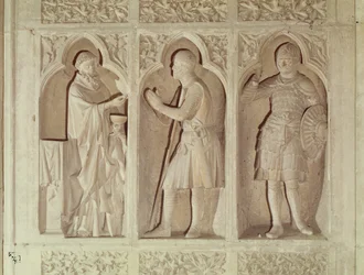 De communie van een ridder (detail)