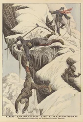 De gevaren van alpimisme (kleurenlitho)