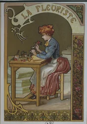 Het bloemenmeisje, ca.1900