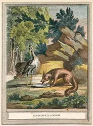 De vos en de ooievaar