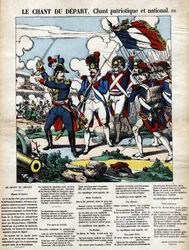 Het lied van het vertrek, patriottisch en nationaal lied