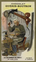 Het gereedschap van de schoenmaker