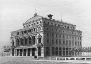 Théâtre Lyrique, nu het Théâtre de la Ville, Place du Châtelet, Parijs