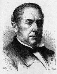 Théophile Jules Pelouze (1807 - 1867), Franse scheikundige - uit "Album van Wetenschap; beroemde wetenschappers; Grote ontdekkingen" 1896