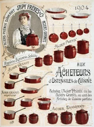 Aan kopers van keukengerei. Koop Phenix Staal of Graniet Staal, dit zijn perfecte keukenartikelen - Reclamelabel