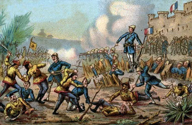 Tonkin Oorlog (Vietnam). Verdediging van Tuyen Quang door de Franse troepen van 14 februari tot 3 maart
