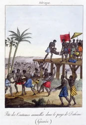 Traditioneel festival in Guinee