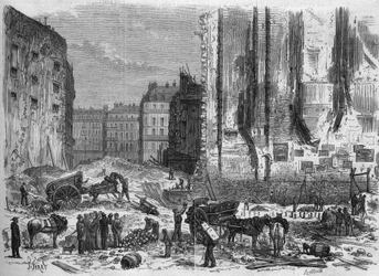 Transformaties van Parijs onder het Tweede Keizerrijk, Parijs Haussmann; ontdekking van een knekelhuis tijdens de doorbraak van de rue de Maubeuge