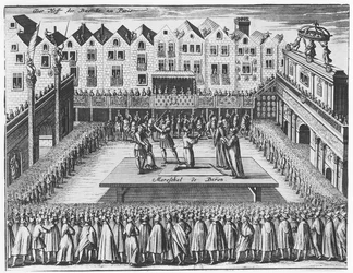 Proces en executie van Charles de Gontaut, hertog van Biron