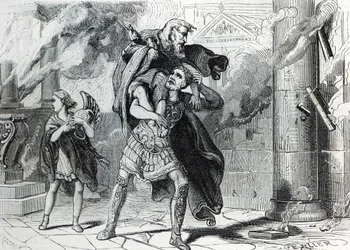 Trojaanse Lek (gravure) 1864