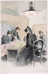 Een naaiatelier - in 