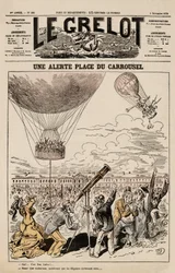 Een alarm, Place du Carrousel, uit Le Grelot, 3 november