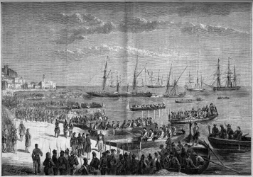 Eenheid van Italië - Expeditie van de Duizend - Evacuatie van Milazzo, juli 1860