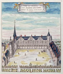 Uitzicht op het Kasteel van Plessis-les-Tours in de Tourraine, 1699