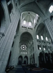 Uitzicht op de kruistoren richting het zuidwesten, voltooid ca. 1230