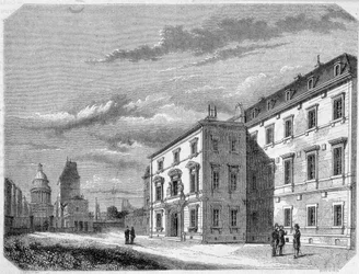 Uitzicht op de Ecole Normale