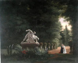 Wandelen in de Folie-Beaujon in Parijs (c.1830)