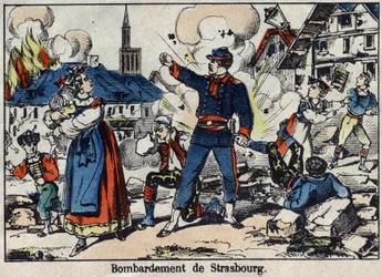 Oorlog van 1870 tussen Frankrijk en Pruisen: Beleg en bombardement van Straatsburg