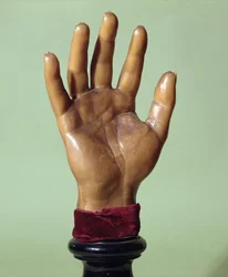 Wasafdruk van de hand van Jean-Baptiste Troppmann (1848-1970) 1869