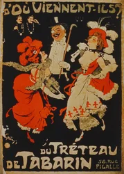 Waar komen ze vandaan? Van de Treteau de Tabarin, Pigalle, Parijs