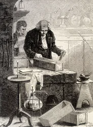 William Cruickshank bouwde de troggen batterij - in 