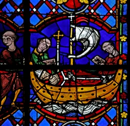 Raam met de relieken van St. Martin worden teruggebracht