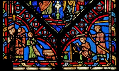 Raam w0 met vijf ambachtsdonateurs