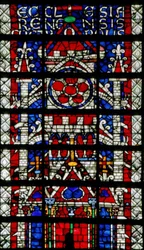 Raam w118 met de kathedraal van Reims