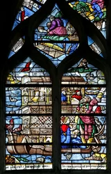 Raam w124 met de Ark van Noach