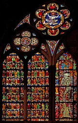 Venster w16 met het Laatste Oordeel