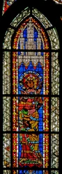 Raam w208 met St. Christine