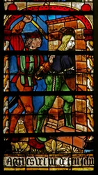 Raam w234 met Jozef wordt in de gevangenis gezet