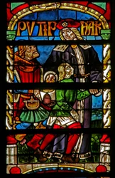 Raam w234 met Jozef wordt verkocht aan Potifar