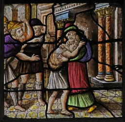 Een scène uit het verhaal van Jozef