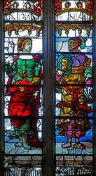 Raam w323 met de Tiburtijnse Sibylle