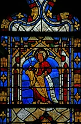 Raam w36 met St. Simon