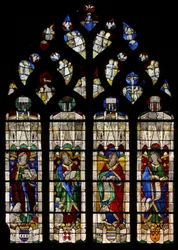 Raam w37 met de Evangelisten - Vier