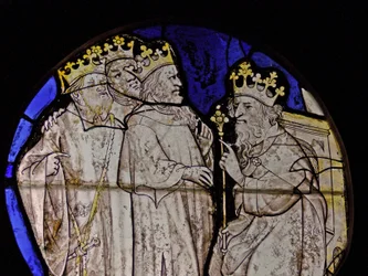Raam w72 met de Wijzen voor Herodes - paneel uit de Lage Landen?